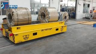 Trackless Coil Transfer Vehicle · Adjustable Guardrail Version 