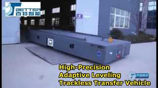 Dynamic Load Stability: High-Precision Adaptive Leveling Trackless Transfer Vehicle