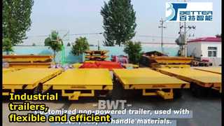 Industrial trailers - flexible and efficient workshop logistics links